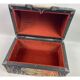 Solid wooden fabric box
