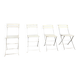 Set of 4 garden chairs