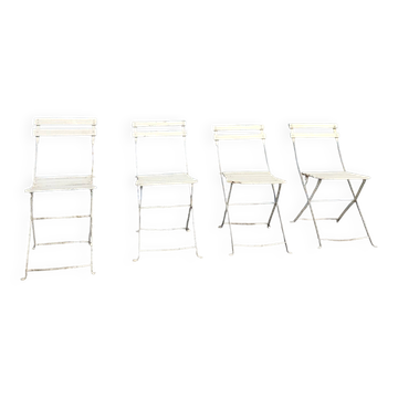 Lot de 4 chaises de jardin