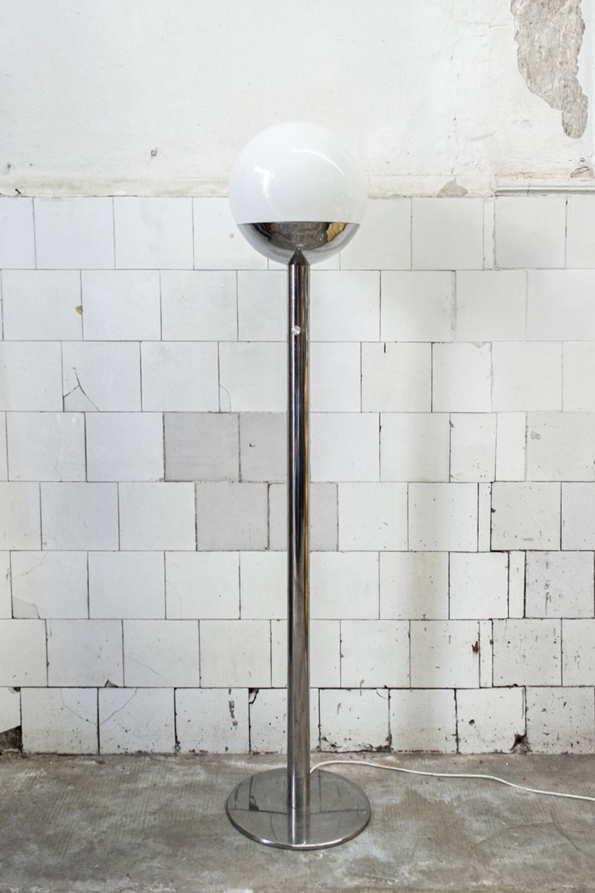 Lampadaire P428 Pia Guidetti Crippa pour Luci, Italie, années 1970