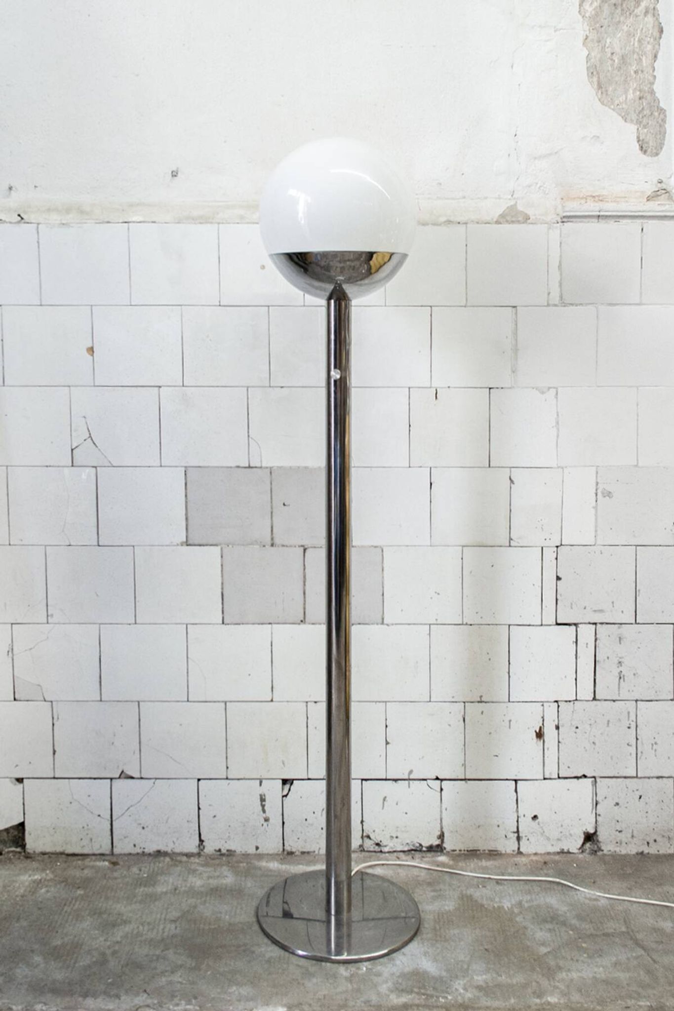 Lampadaire P428 Pia Guidetti Crippa pour Luci, Italie, années 1970