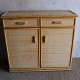 Commode en rotin