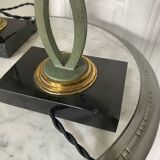Pair of Art Deco lamps