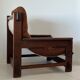 Scandinavian oak armchair, 1960s