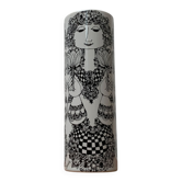 Large Flora German Vase from the Mid-Century by Bjørn Wiinblad for Rosenthal, 1960s