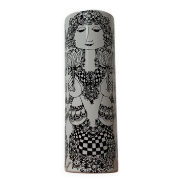 Vase Flora par Bjørn Wiinblad pour Rosenthal, Allemage années 1960
