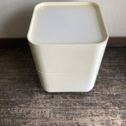 Componibili Caisson 4970 Castelli for Kartell 1969 white Space Aage 1969