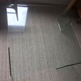 Tempered glass design coffee table