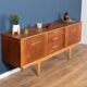 Long 1960s Teak Jentiuqe Mid Century Sideboard