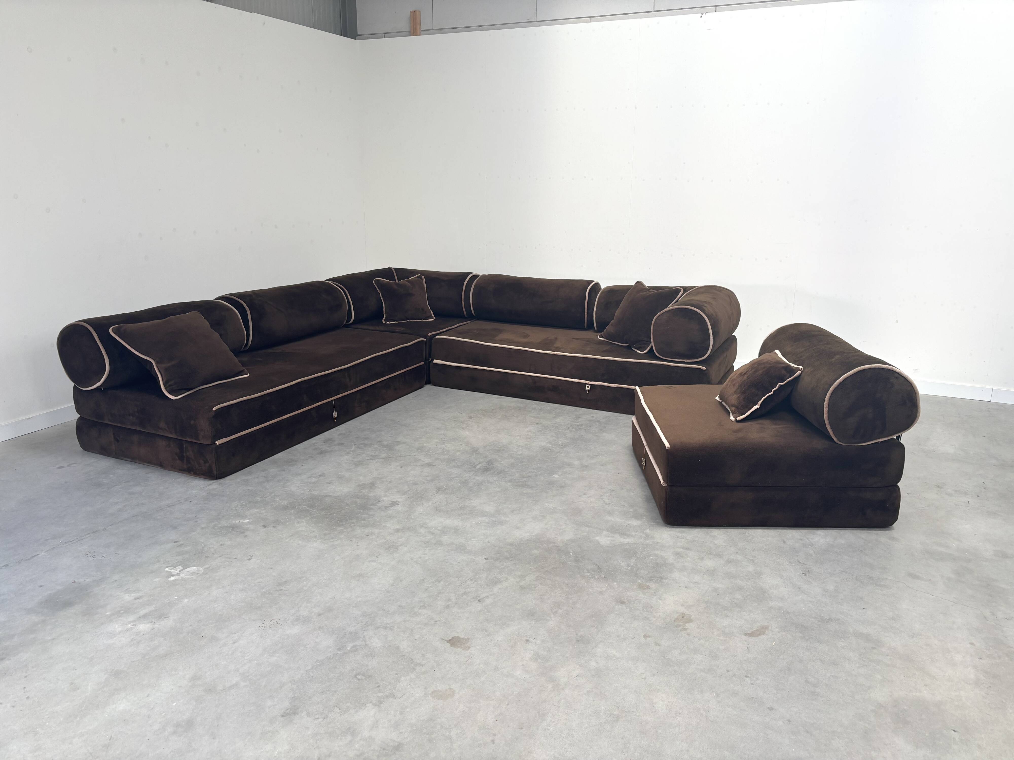 Ensemble de salon modulaire par RUF International, années 1970