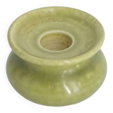 Mid-Century Scandinavian Modern Collectible Small Stoneware Candleholder from Gunnars Keramik