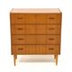 Commode en teck, Suède, 1950