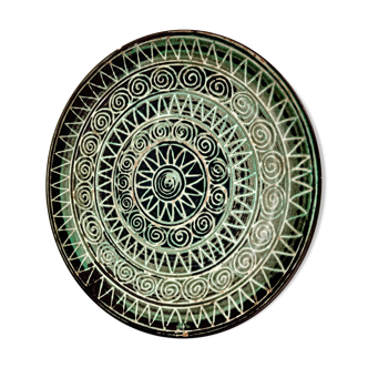Assiette plate en céramique de Robert Picault