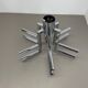 Modernist Huge chromed SPUTNIK Sciolari Style Ceiling Light, Italy, 1970s