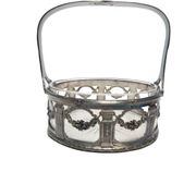 Antique Art Nouveau basket, France, 1900s