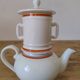 Vintage porcelain teapot from the Auteuil porcelain factory.