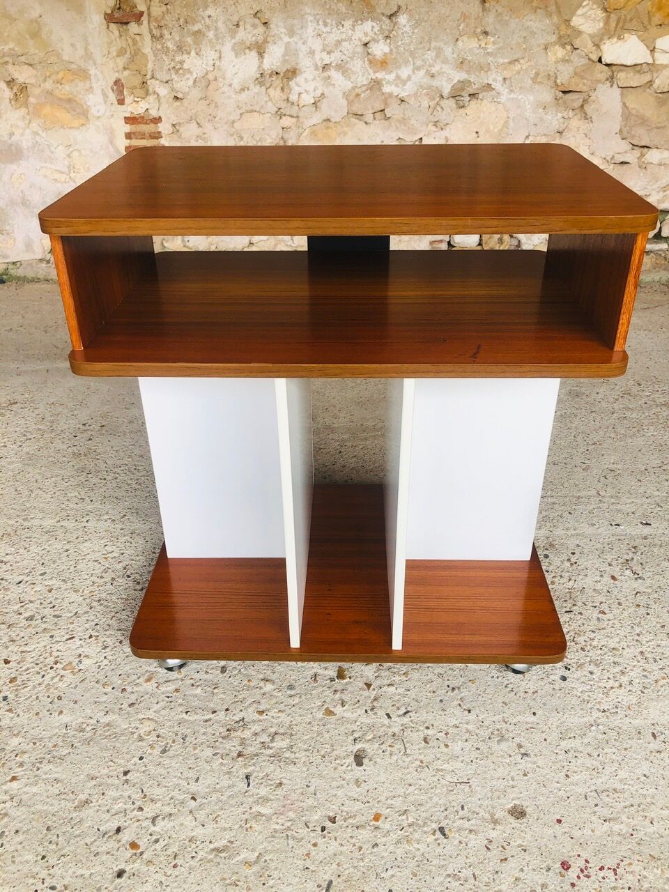 Stereo hi-fi stand / teak tv circa 70/80