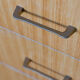 Light wood chest of drawers 4 drawers 1960 Spindle legs