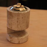 Fratelli Mannelli travertine table lighter
