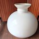 Globe lampshade opaline chandelier and lamp