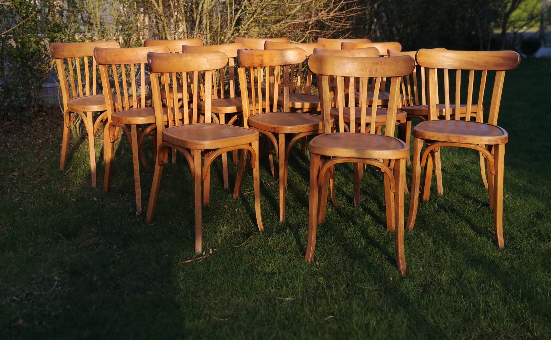 Set of 8 chairs Bistro Baumann
