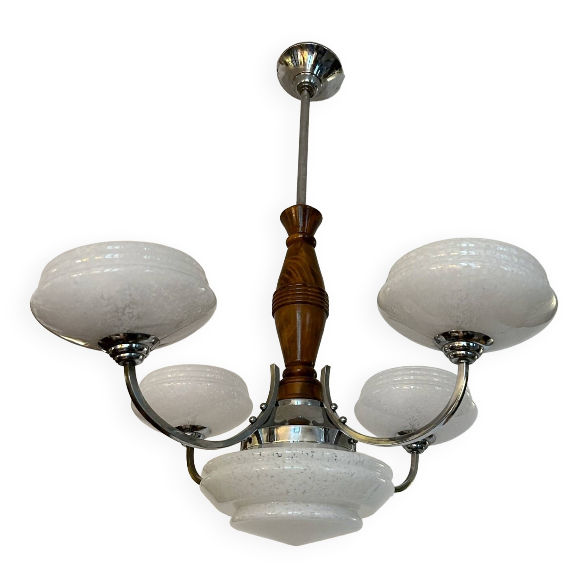 Art Deco bistro chandelier