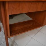 Scandinavian office 60s teak foot compass