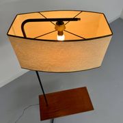 Vintage French design metal and brass floor lamp from the 1950s, Arlus