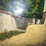 Tableau huile sur carton