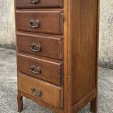 Chest of drawers, solid wood, vintage, 60s