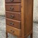 Commode semainier, bois massif, vintage, années 60