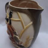 Hunter earthenware pitcher