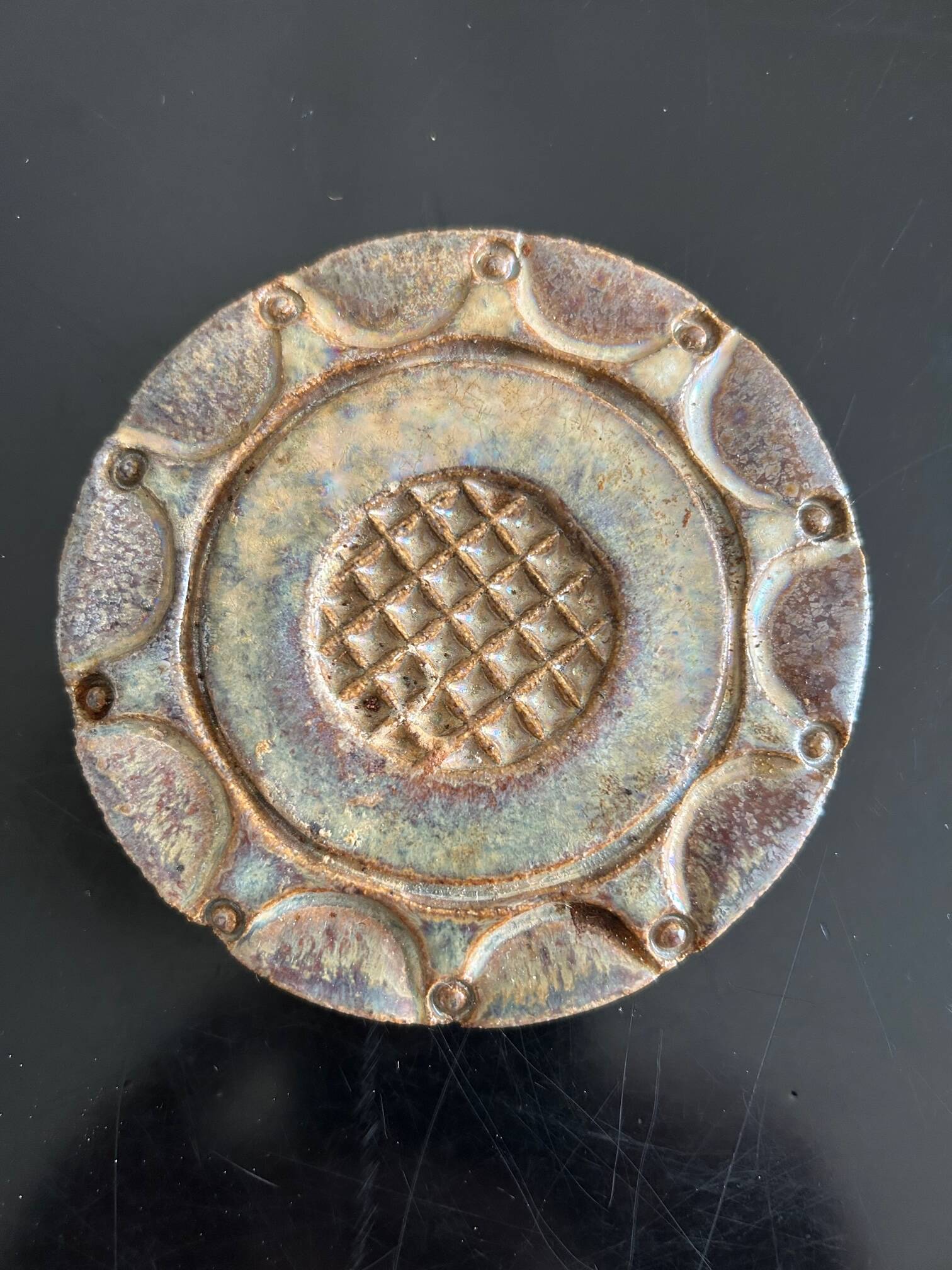 stoneware trivet 1970