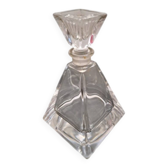 Crystal perfume bottle attributed to Lancel.
