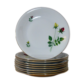 10 assiettes à dessert bavaria vintage assiettes à dessert anciennes