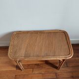 Rattan coffee table