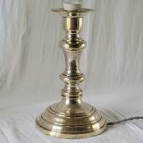 Silver metal lamp base