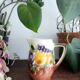 St-Clément pitcher in slip, fruit decoration