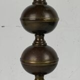 Midcentury Scandinavian brass cocoon mushroom lamp, Borens, Sweden 1960s