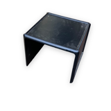 Table basse noire en bois par Peter Ghycz, Horn collection