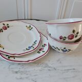 Cup duo with St. Amand saucer