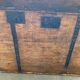 Antique wooden trunk