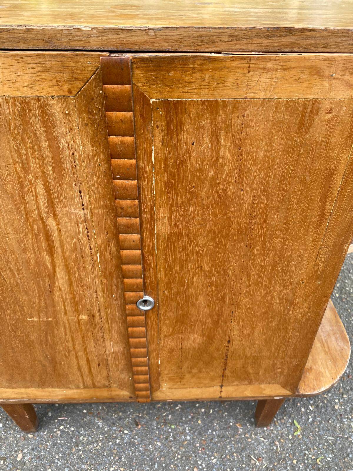 Meuble bar art déco 1950 en bois