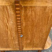 Art Deco bar cabinet from the 1950s in wood.