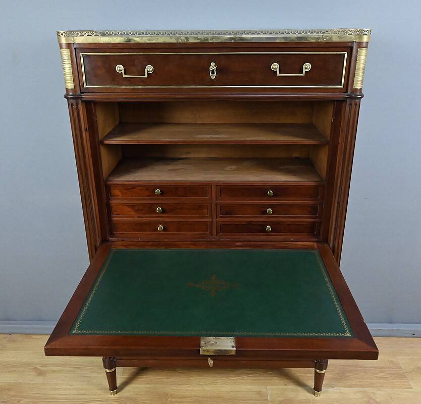 Mahogany secretary, Louis XVI period – late 18th century