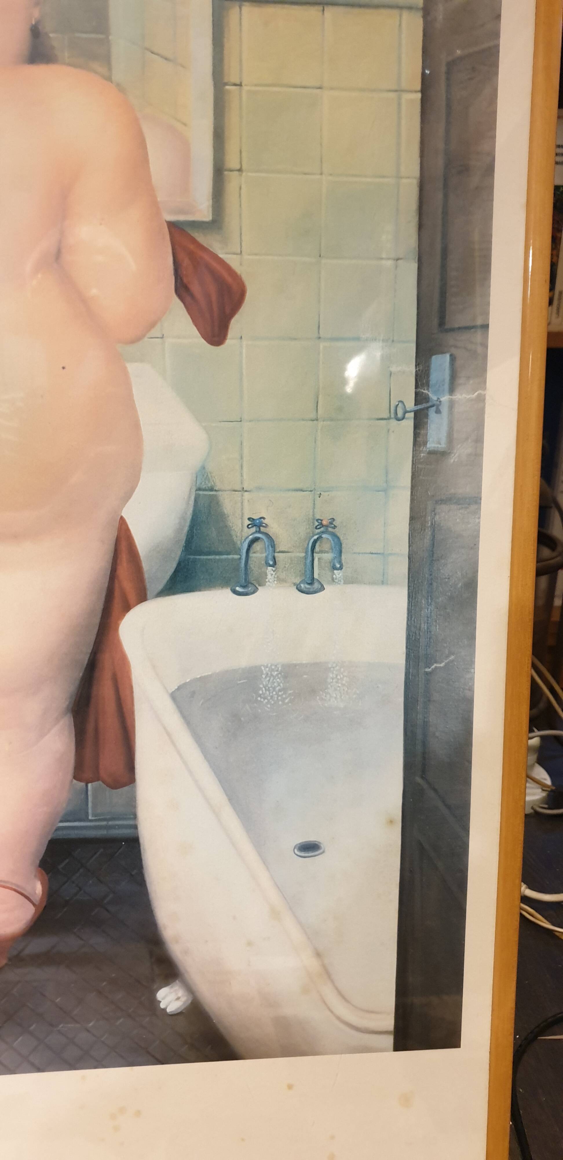 Poster framed under glass BOTERO