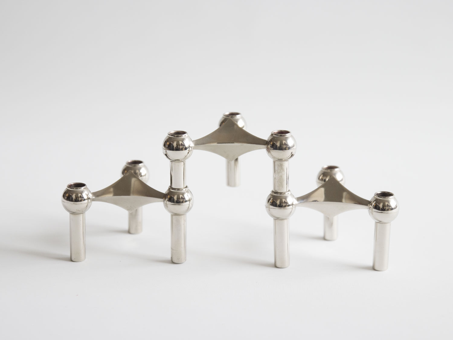 Lot of 3 Candlesticks Nagel