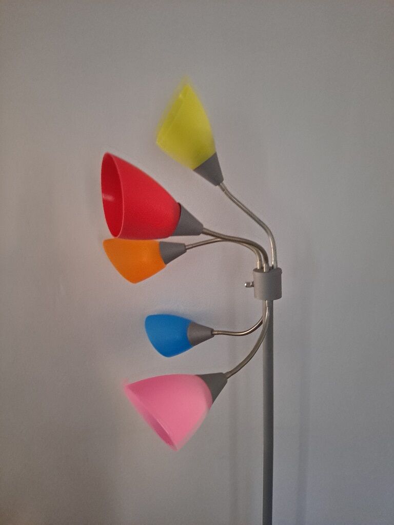 Vintage colourful itlian floor lamp