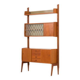 Ergo free standing wall unit by John Texmon, Norway, 1960s
