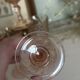 Lot de 8 verres à liqueur vintage Rosaline